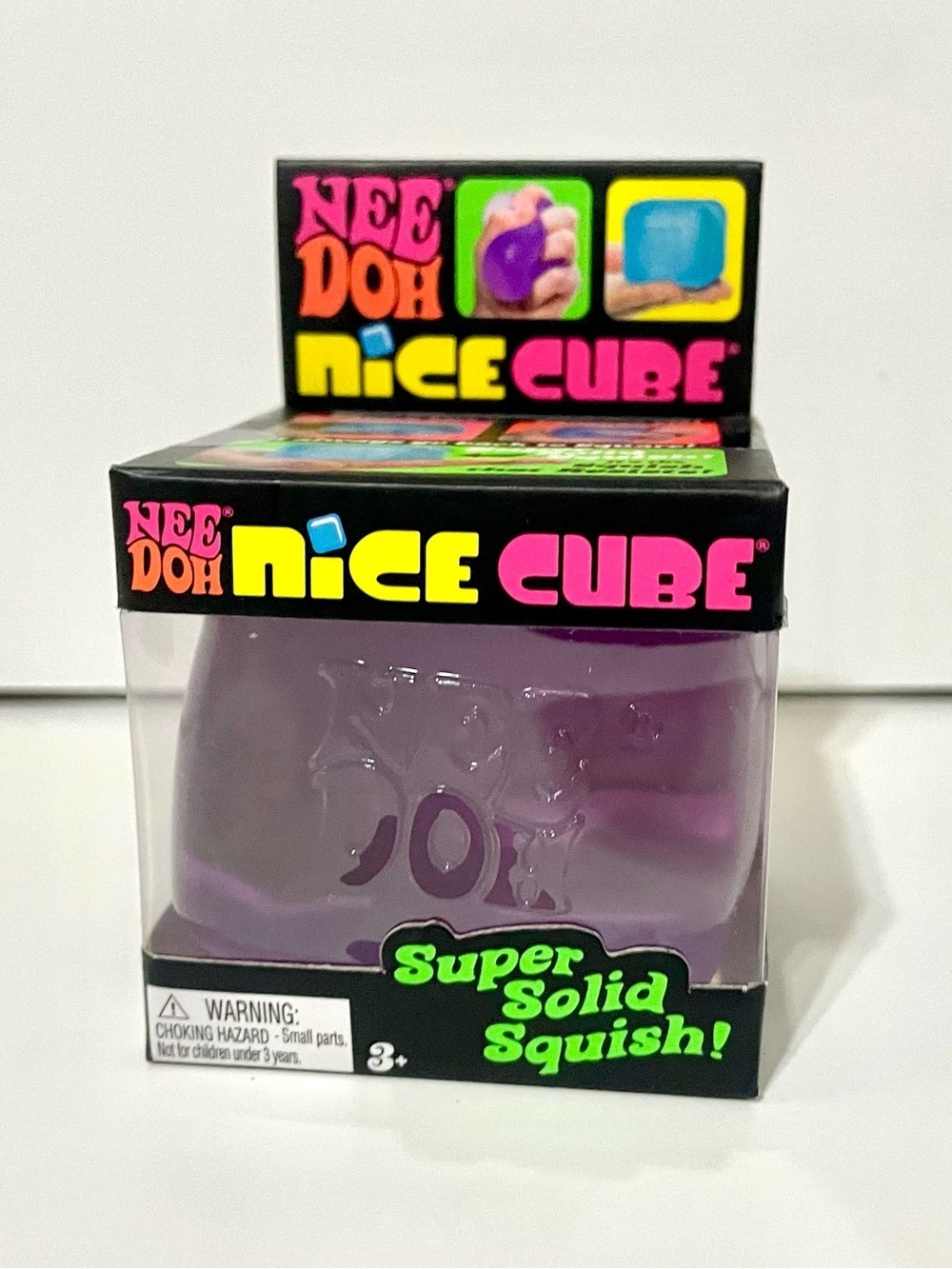 Nice Cube Purple Super Solid Squish Toy